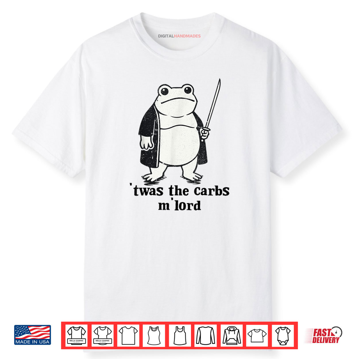 TWAS The Carbs M Lord Medieval Frog Shirt