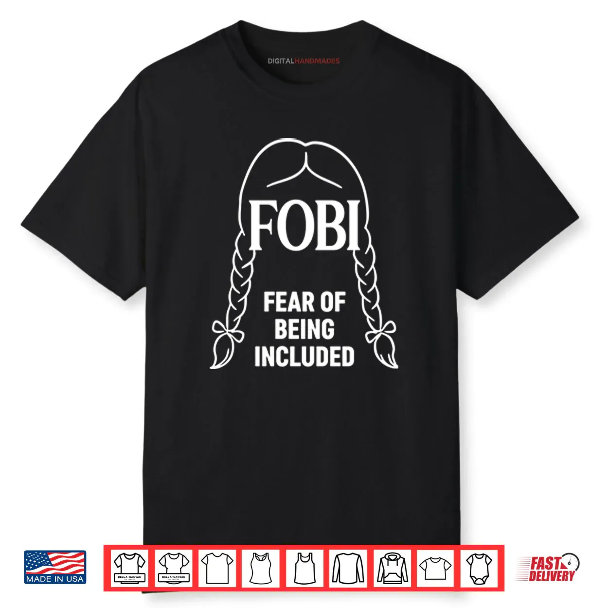 Wednesday Addams FOBI Fear Of Being Included Shirt