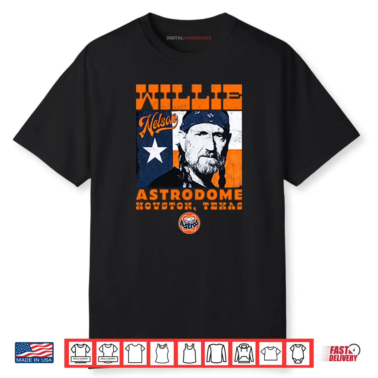 Willie Nelson 1985 Houston Astrodome Texas Shirt