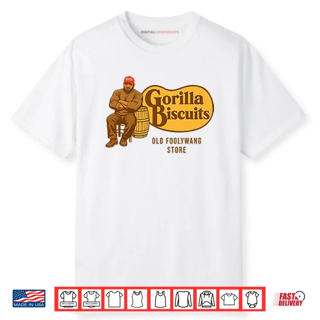 Cracker Barrel Gorilla Biscuits Old Foolywang Store Shirt 1 Cracker Barrel Gorilla Biscuits Old Foolywang Store Shirt