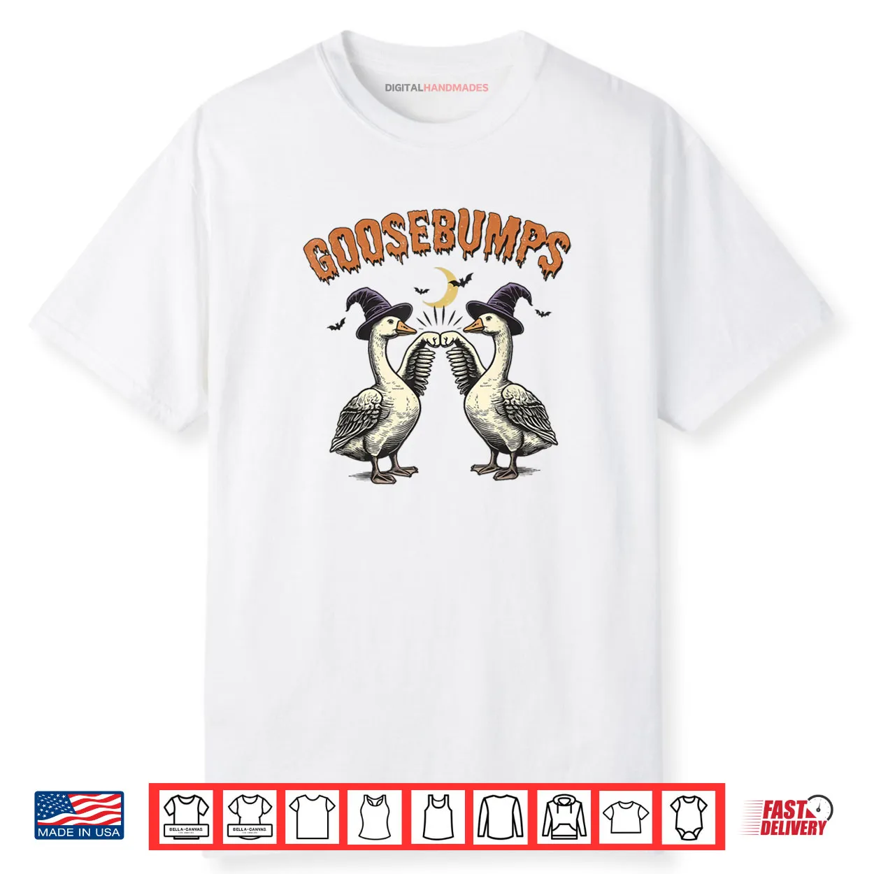 Goose Bumps Goosebumps Funny Geese Fist Bump Halloween Shirt