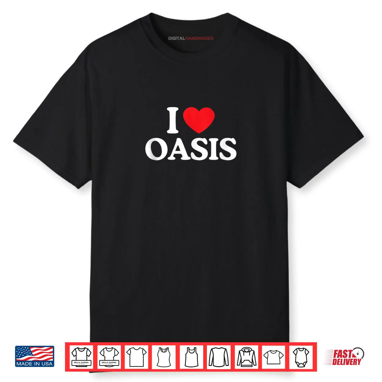 I love Oasis Vacation California Shirt