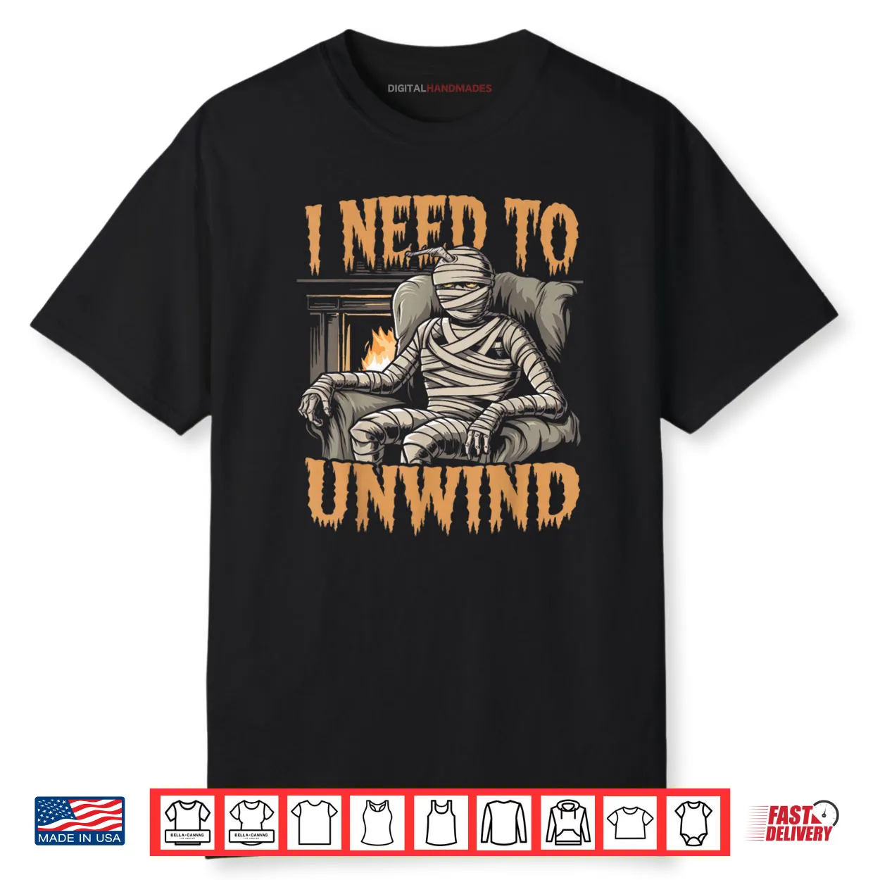 I Need to Unwind Funny Mummy Halloween Shirt