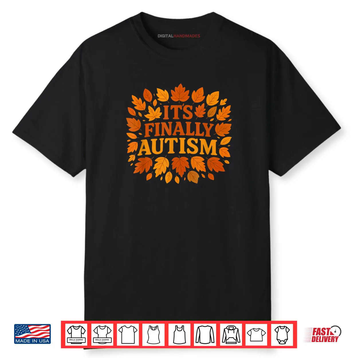 It’s Finally Autism Autumn Shirt