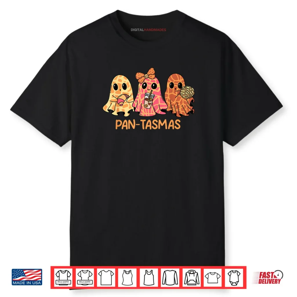 Pantasmas Ghost Funny Pan Dulce Conchas Mexican Halloween Shirt