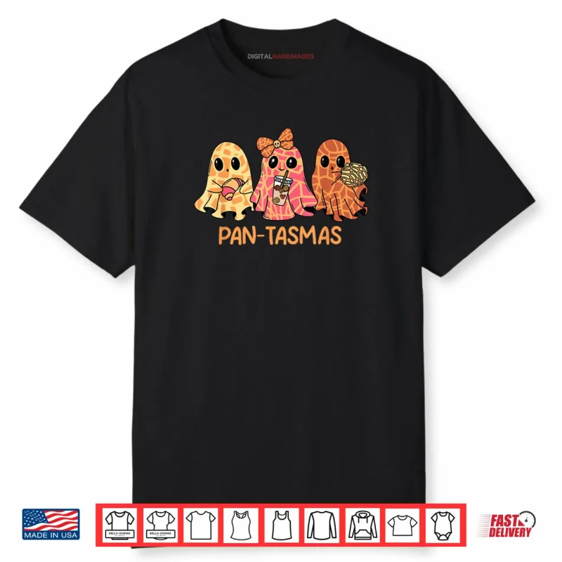 Pantasmas Ghost Funny Pan Dulce Conchas Mexican Halloween Shirt