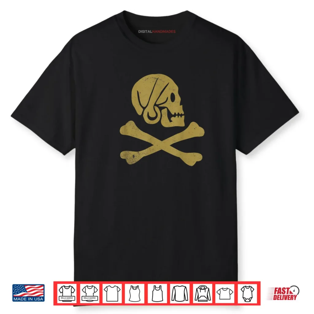 Pirate Skull and Crossbones Halloween Shirt 1 Pirate Skull and Crossbones Halloween Shirt
