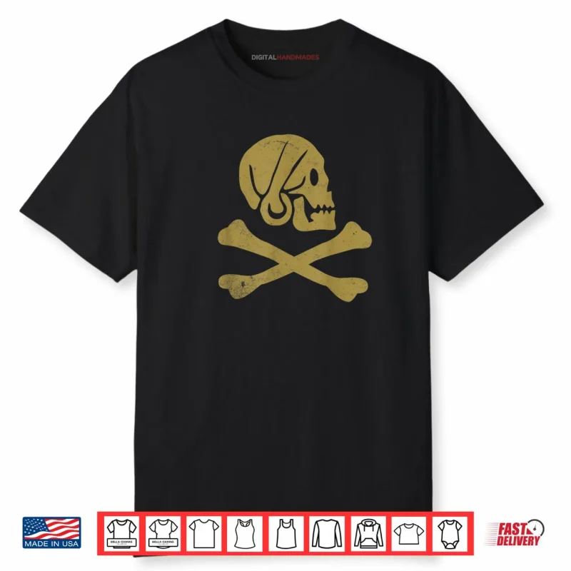 Pirate Skull and Crossbones Halloween Shirt