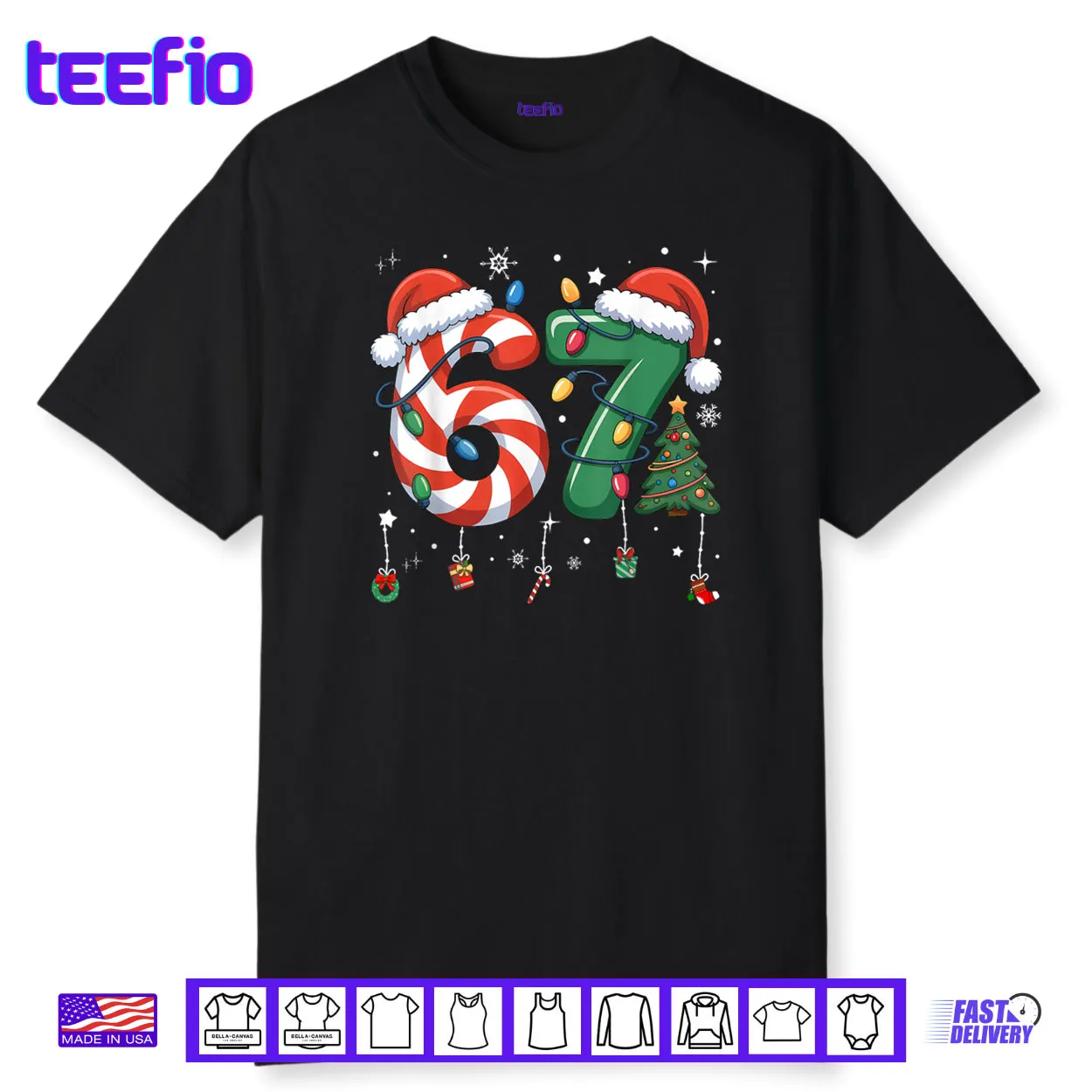 67 Meme Six Seven Christmas Shirt 67 Meme Six Seven Christmas Shirt