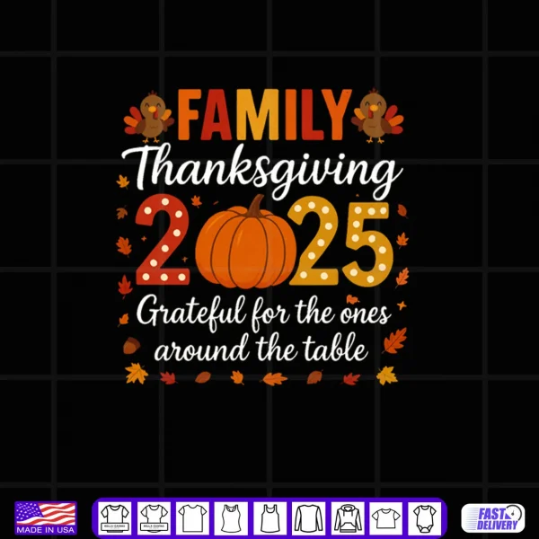 Design Family Thanksgiving Shirts 2025 Outfits Pajamas Matching Set Shirt