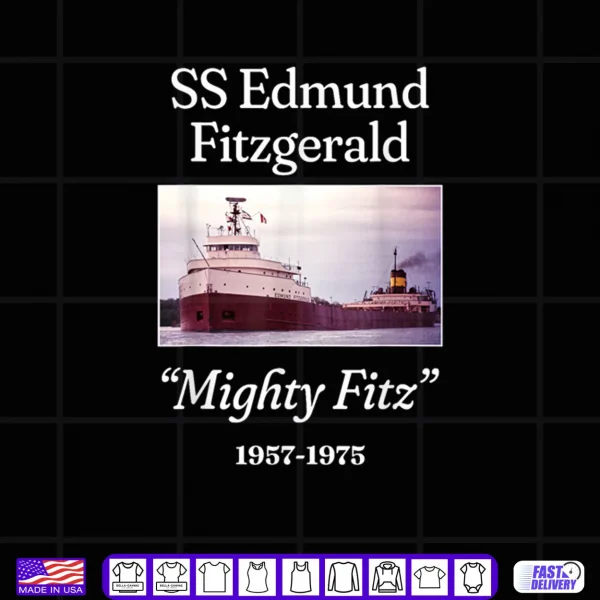 Design SS Edmund Fitzgerald Mighty Fitz Shirt