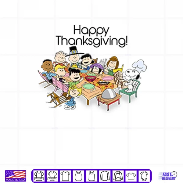 Design Snoopy Happy Thanksgiving Shirt