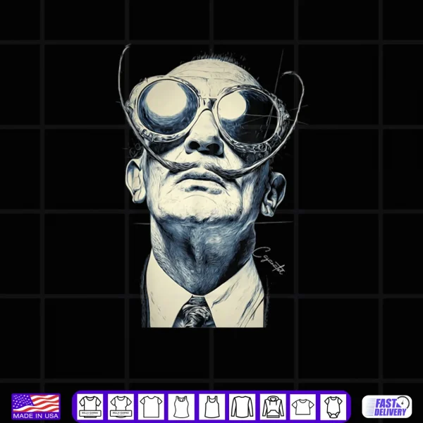 Design Surreal Art Glasses Portrait Shirt