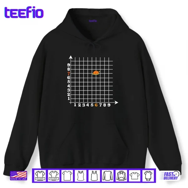 Hoodie Coordinate 6 7 Funny Math Teacher Turkey Math Joke Shirt