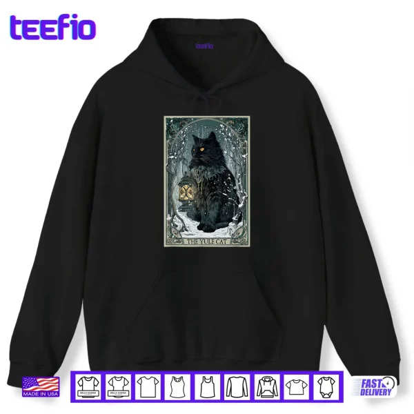 Creepmas Vintage The Yule Cat Tarot Card Dark Christmas Shirt 2 Hoodie Creepmas Vintage The Yule Cat Tarot Card Dark Christmas Shirt