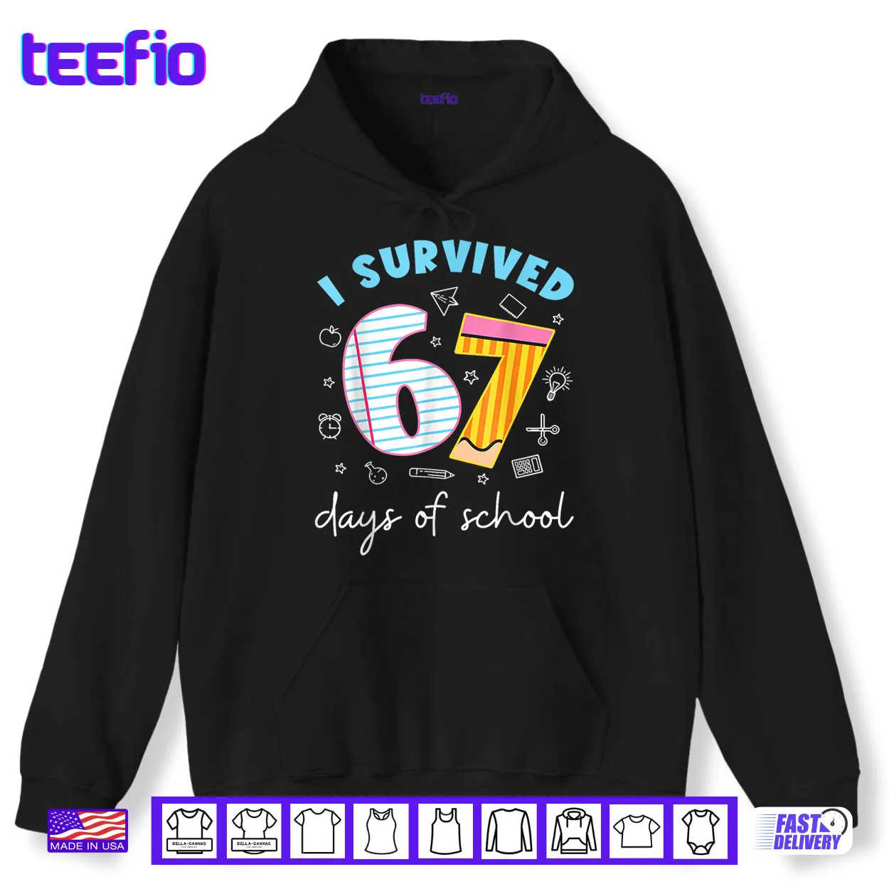 I Survived 67 Days of School Funny Meme Teacher Student Shirt I Survived 67 Days of School Funny Meme Teacher Student Shirt