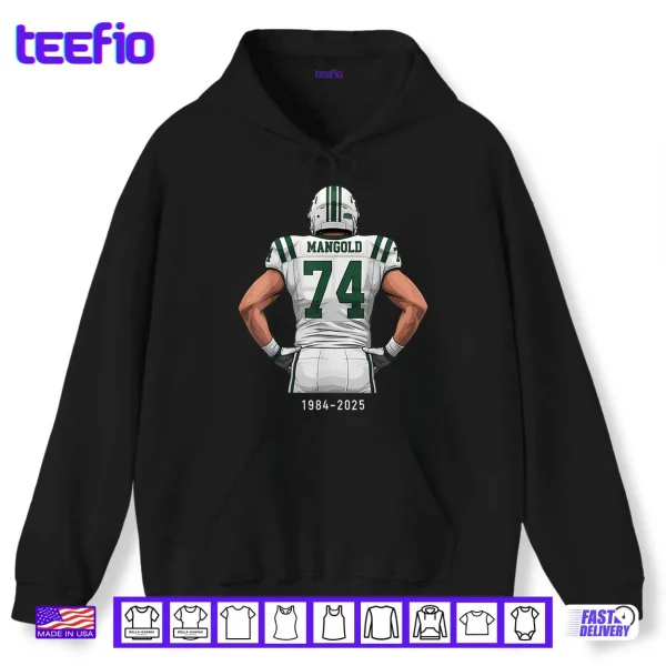 Nick Mangold A True Jet 74 Football Legend Memorial Shirt 2 Hoodie Nick Mangold A True Jet 74 Football Legend Memorial Shirt