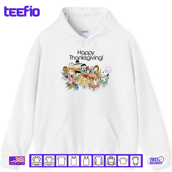 Hoodie Snoopy Happy Thanksgiving Shirt