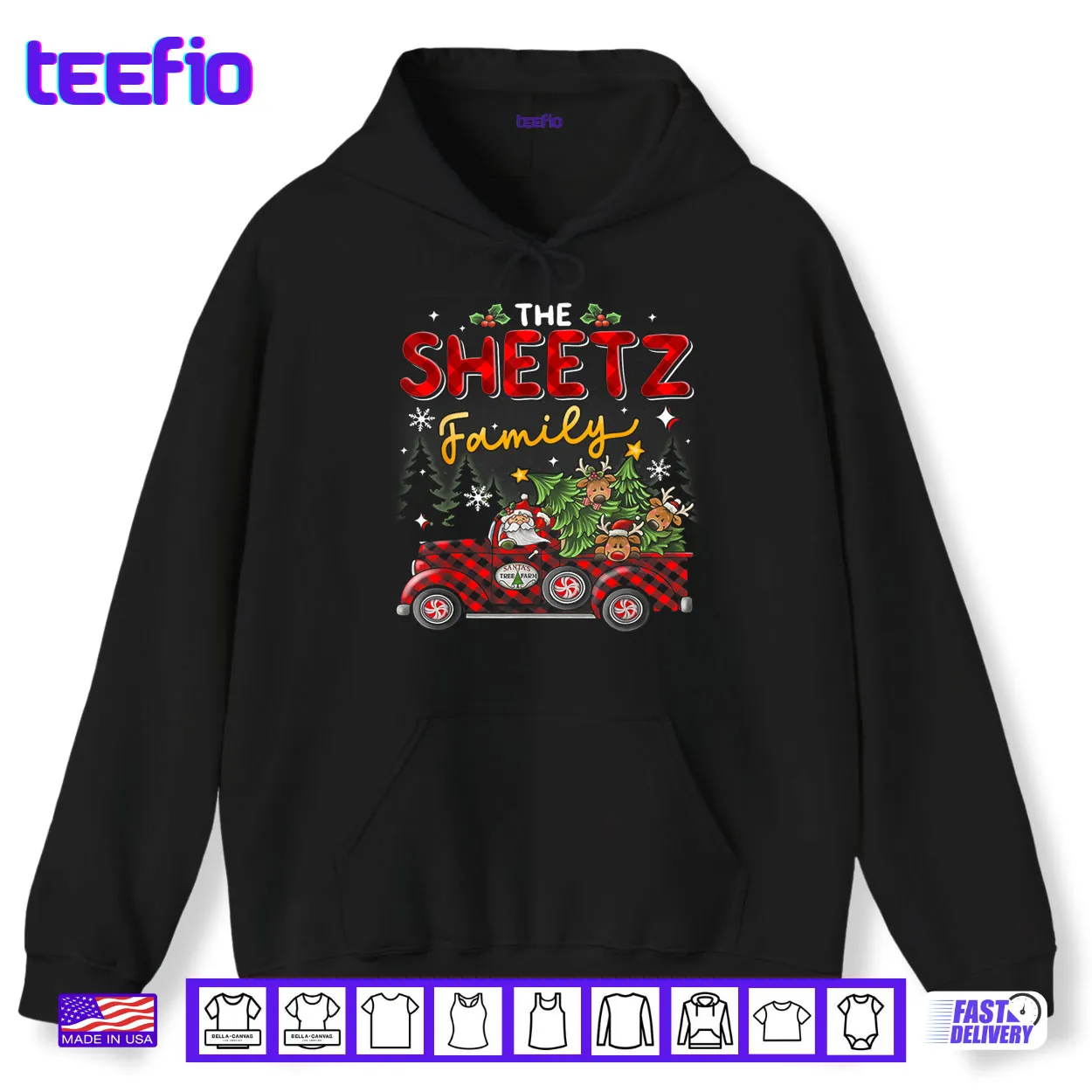 The Sheetz Family Christmas Matching Pajamas Group Shirt The Sheetz Family Christmas Matching Pajamas Group Shirt