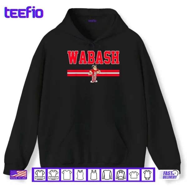 Hoodie Wabash College Vintage Arch Shirt