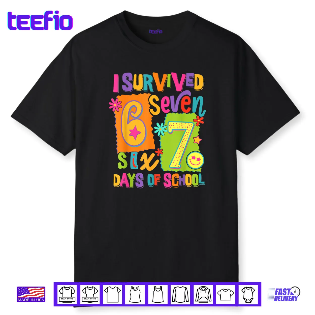 I Survived 67 Days of School Six Seven Teachers Students Shirt I Survived 67 Days of School Six Seven Teachers Students Shirt