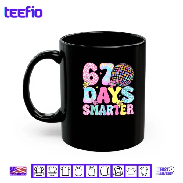 67th Days Smarter Smile Face 67 Days School Teacher Shirt 3 Mug 67th Days Smarter Smile Face 67 Days School Teacher Shirt
