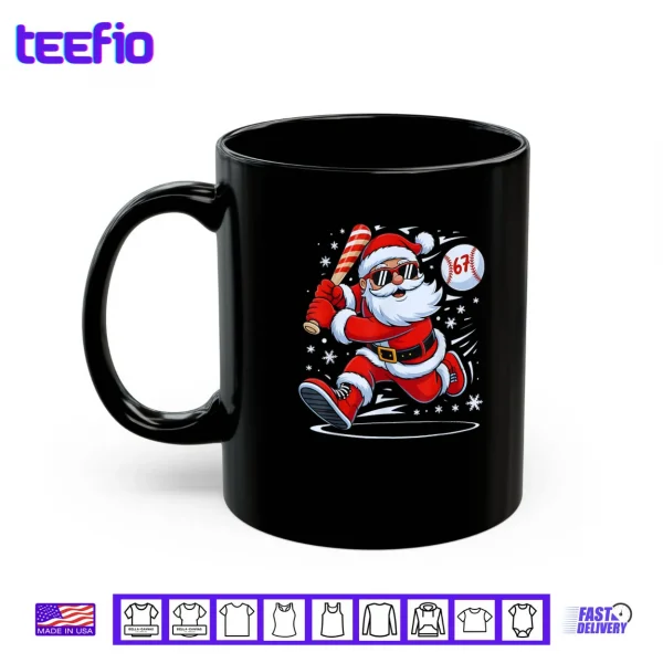 Baseball Santa 67 Christmas Xmas Pajamas Shirt 3 Mug Baseball Santa 67 Christmas Xmas Pajamas Shirt