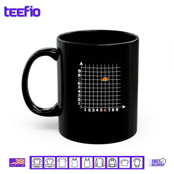 Mug Coordinate 6 7 Funny Math Teacher Turkey Math Joke Shirt