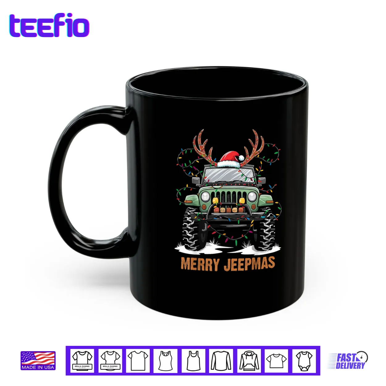 Merry Jeepmas Christmas Xmas Santa Reindeer Shirt Merry Jeepmas Christmas Xmas Santa Reindeer Shirt