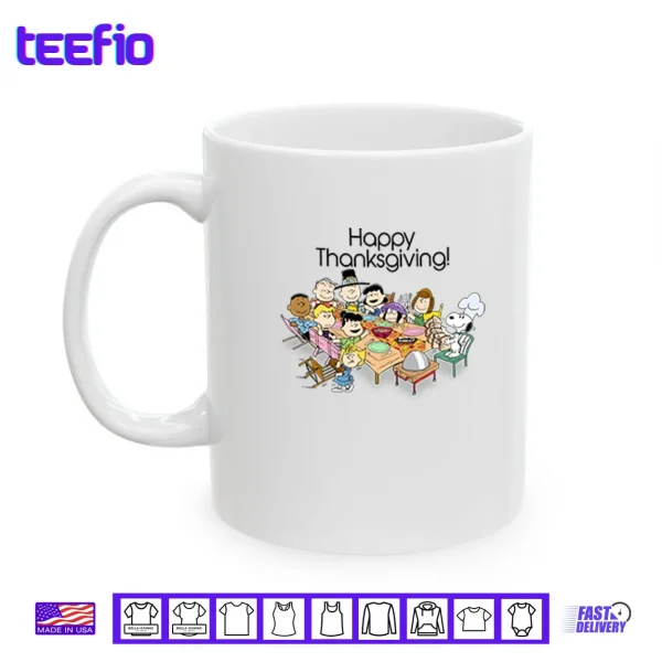 Mug Snoopy Happy Thanksgiving Shirt