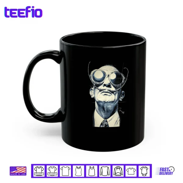 Mug Surreal Art Glasses Portrait Shirt