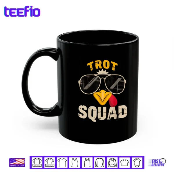 Mug Thanksgiving Turkey Trot Squad 2025 Trot Race Shirt