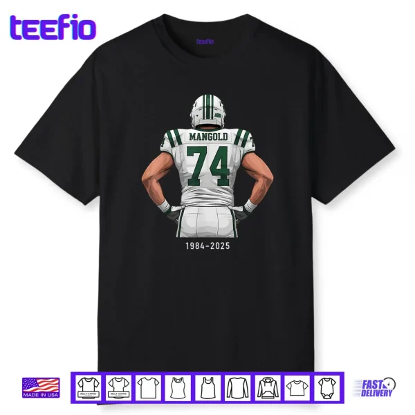 Nick Mangold A True Jet 74 Football Legend Memorial Shirt