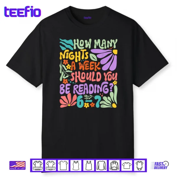 Reading Six Seven Meme Book Lover 67 Teacher 6 7 Shirt