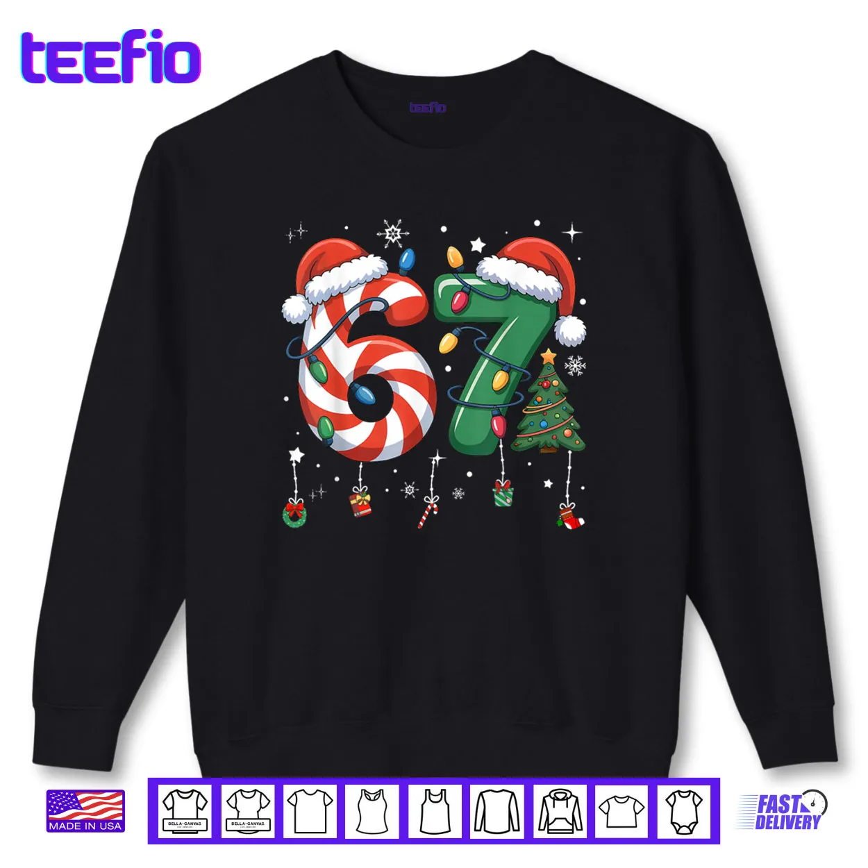 67 Meme Six Seven Christmas Shirt 67 Meme Six Seven Christmas Shirt