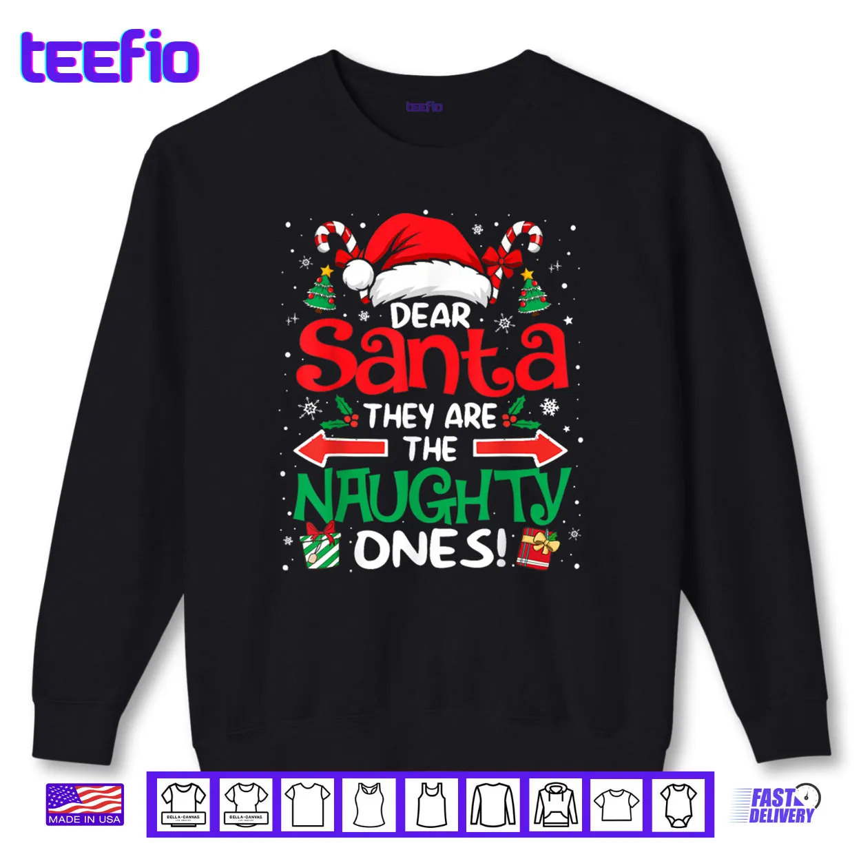 Dear Santa They are The Naughty Ones Funny Christmas Shirt Dear Santa They are The Naughty Ones Funny Christmas Shirt