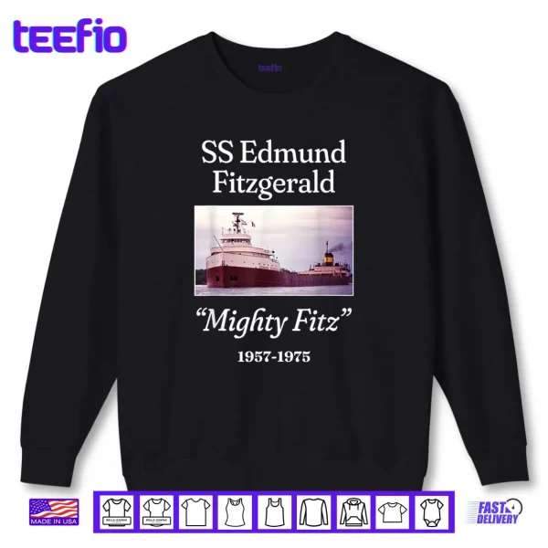 Sweatshirt SS Edmund Fitzgerald Mighty Fitz Shirt