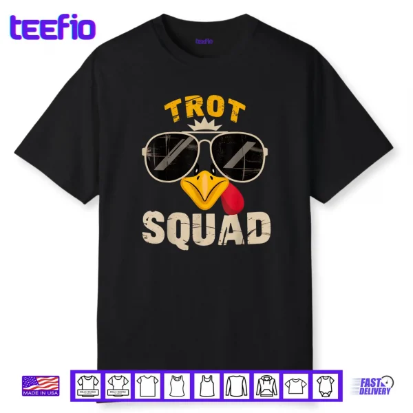 Thanksgiving Turkey Trot Squad 2025 Trot Race Shirt