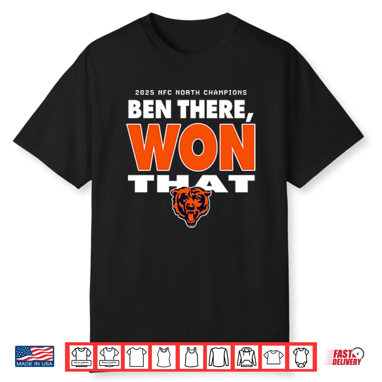 2025 NFC North Champions Ben There Won That Chicago Bears Shirt