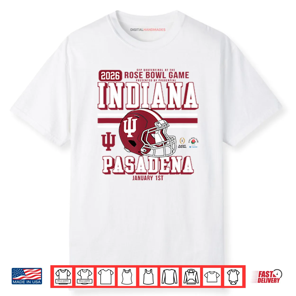 2026 Rose Bowl Game Indiana Pasadena Shirt