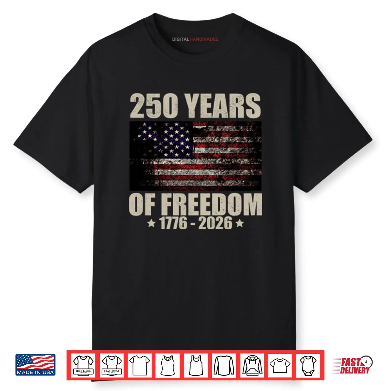 250 Years Of Freedom 1776 2026 Shirt