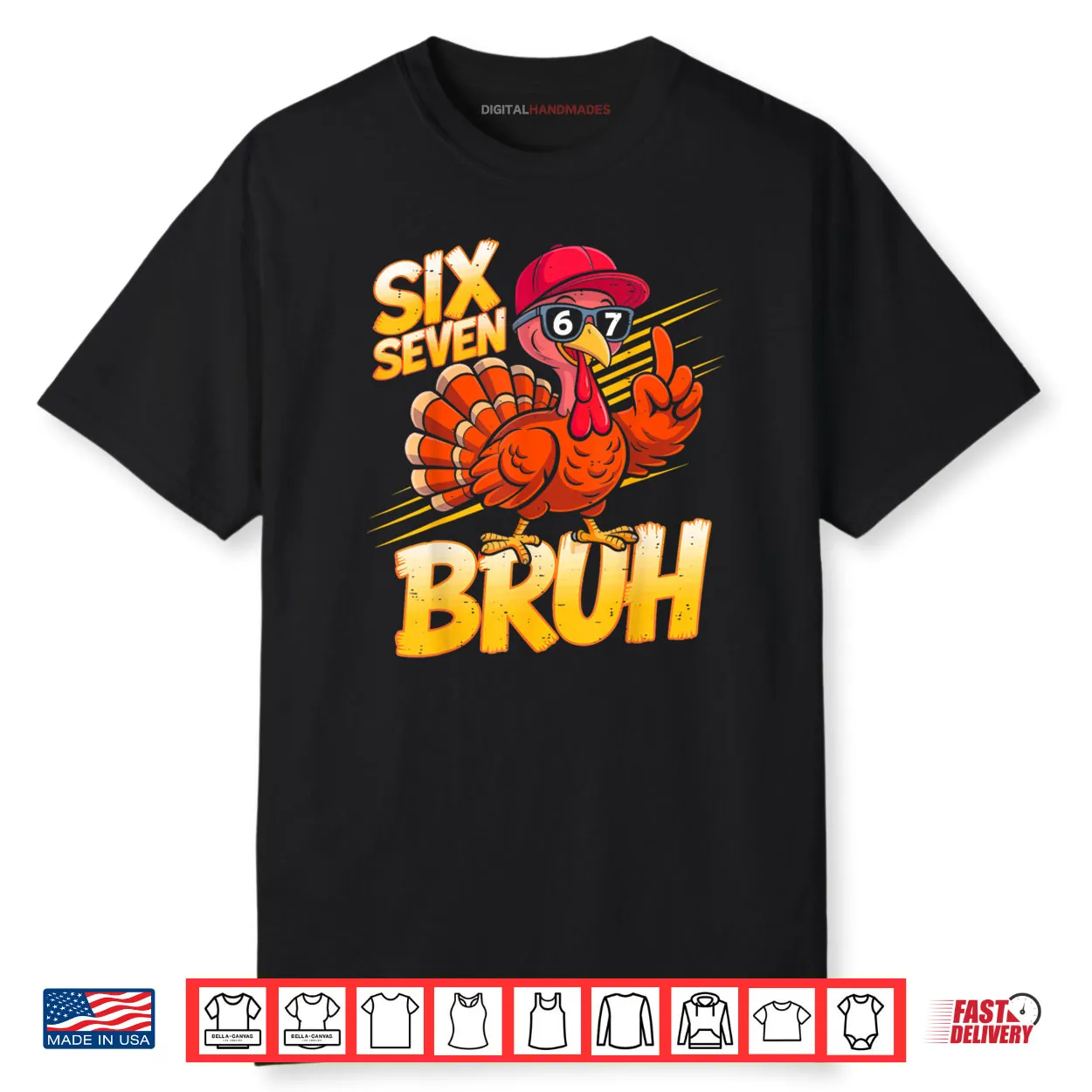 6 7 Thanksgiving Turkey Meme Six Seven Shirt