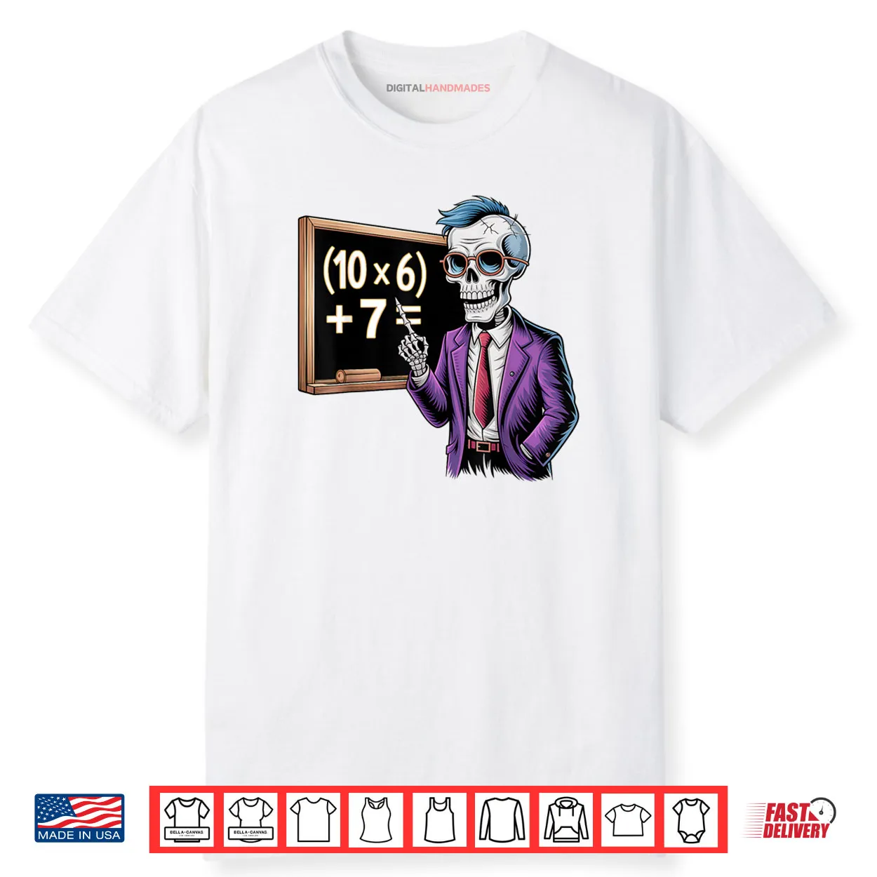 67 Math Teacher Meme Brainrot Six Seven Halloween Equation Shirt