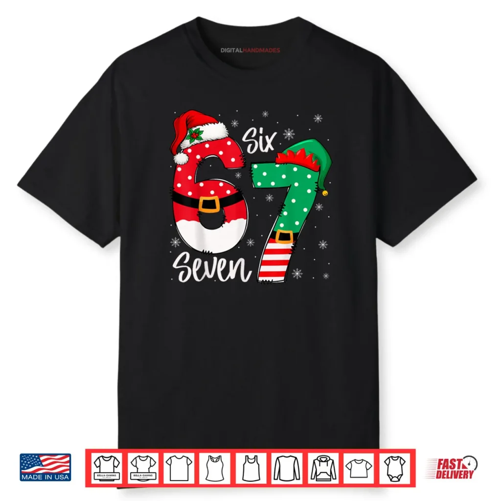 67 Meme Six Seven Christmas Shirt 1 67 Meme Six Seven Christmas Shirt