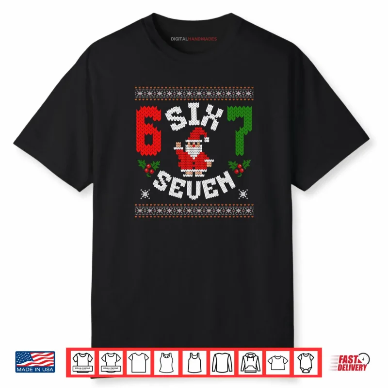 67 Meme Six Seven Christmas Ugly Sweater Shirt