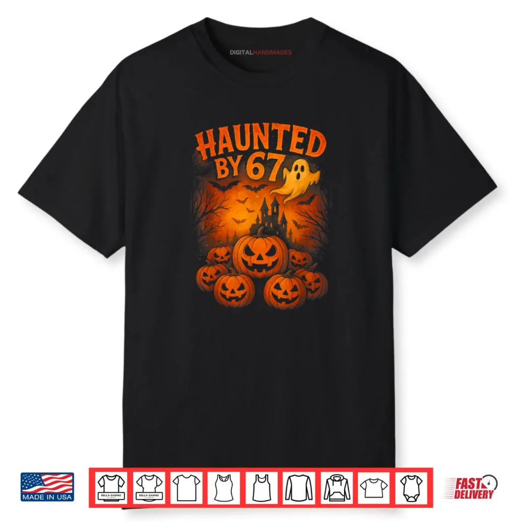67 Meme Trendy Ghost Halloween Funny Six Seven Gen Alpha Z Shirt 1 67 Meme Trendy Ghost Halloween Funny Six Seven Gen Alpha Z Shirt