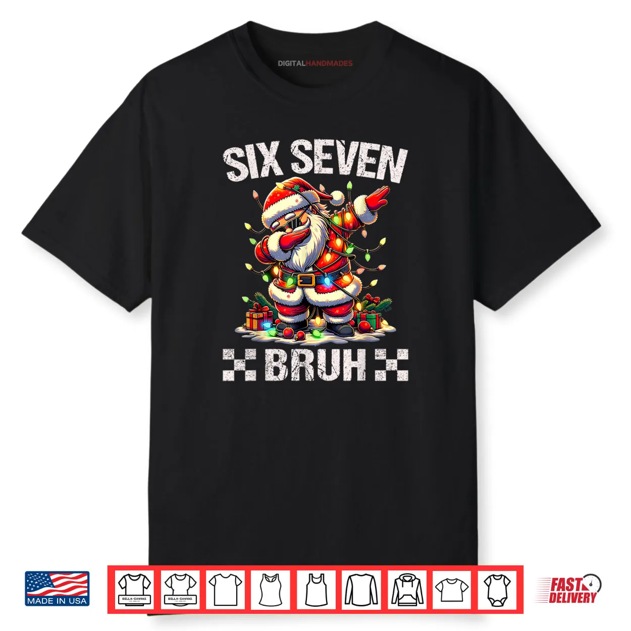 67 Six Seven Burh Funny Christmas 6 7 Meme Shirt