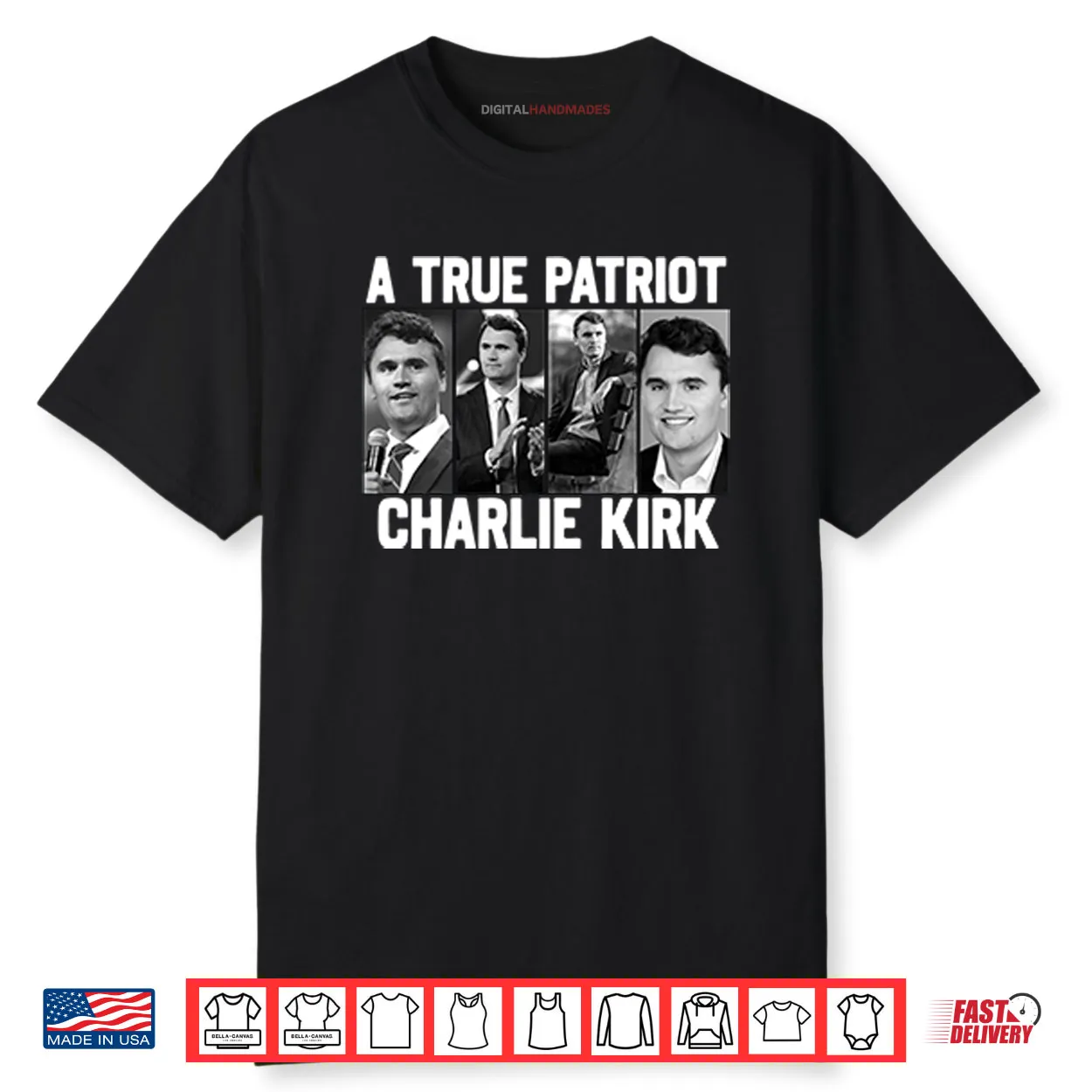 A True Patriot Charlie Kirk Shirt