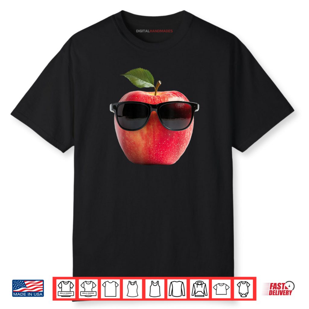 Apple Wearing Sunglasses Funny Fruit Costume Shirt 1 Apple Wearing Sunglasses Funny Fruit Costume Shirt