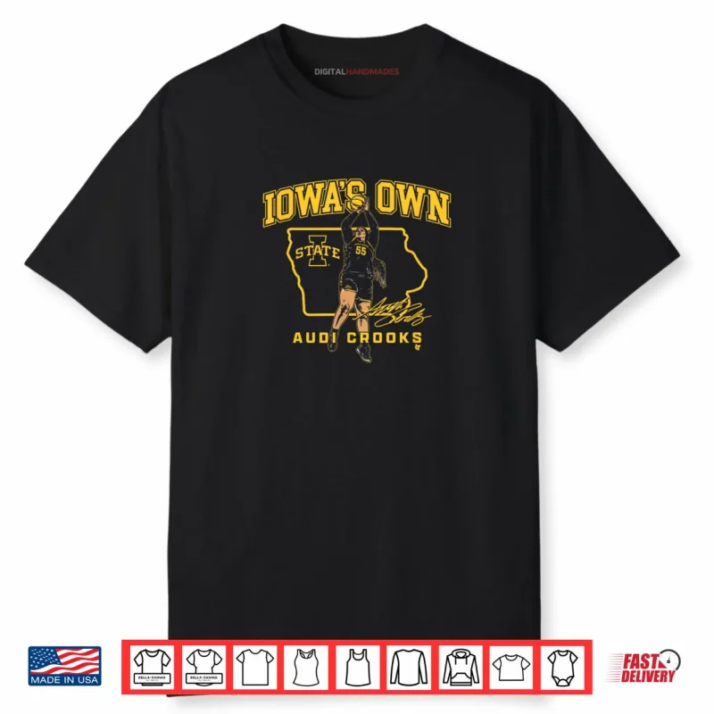 Audi Crooks State Star Iowa State Basketball Shirt